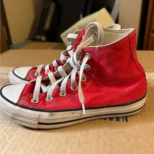 Converse Red Kids High-Top Sneakers